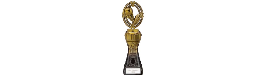 FUSION MAVERICK FOOTBALL RESIN TROPHY - 4 SIZES - 23CM - 31.5CM FUSION MAVERICK FOOTBALL RESIN TROPHY - 4 SIZES - 23CM - 31.5CM